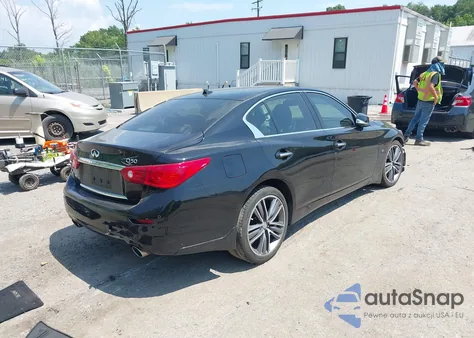 2015 Infiniti Q50 Premium from USA, damaged, VIN JN1BV7ARXFM406694